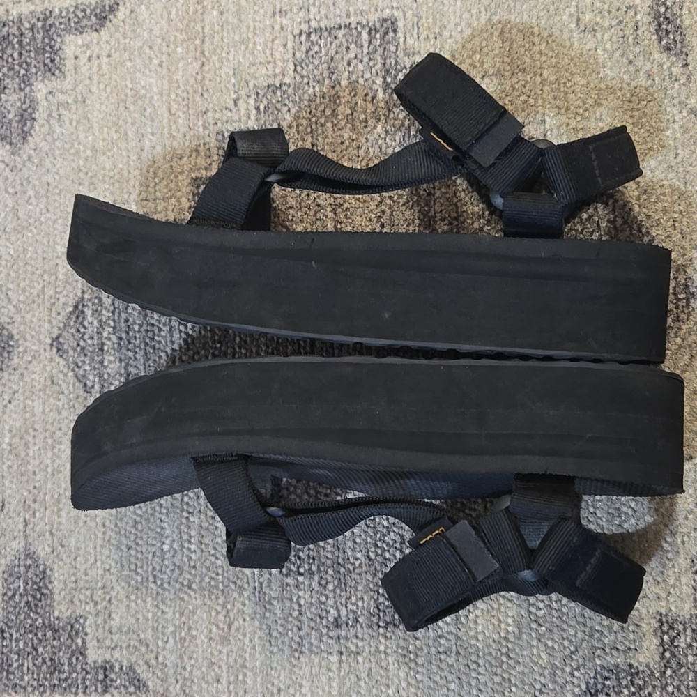 Teva Universal Platform Black Adjustable Sandals - image 6